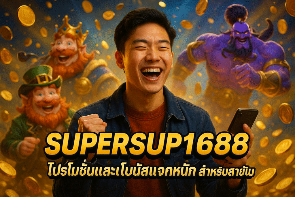 SUPERSUP1688 โปรโมชั่นและโบนัสแจกหนัก สำหรับสายปั่น