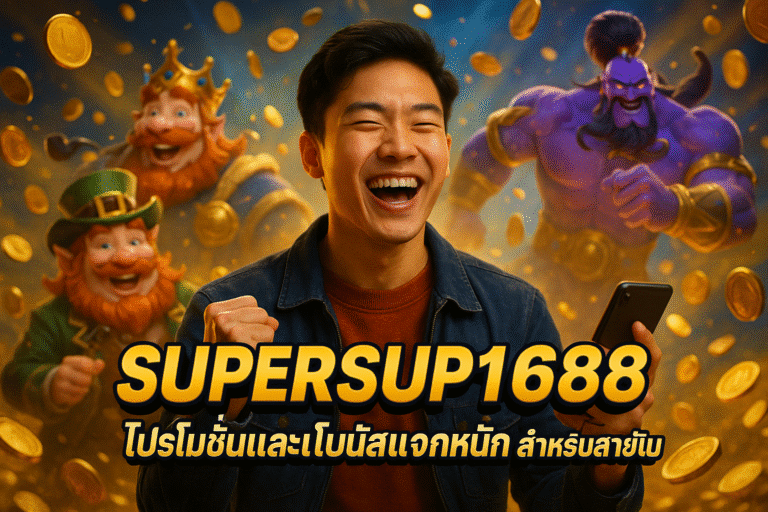 SUPERSUP1688 โปรโมชั่นและโบนัสแจกหนัก สำหรับสายปั่น