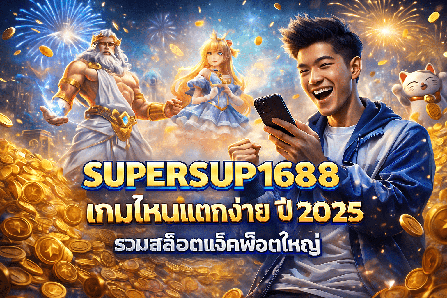 SUPERSUP1688 เกมไหนแตกง่าย ปี 2025 รวมสล็อตแจ็คพ็อตใหญ่