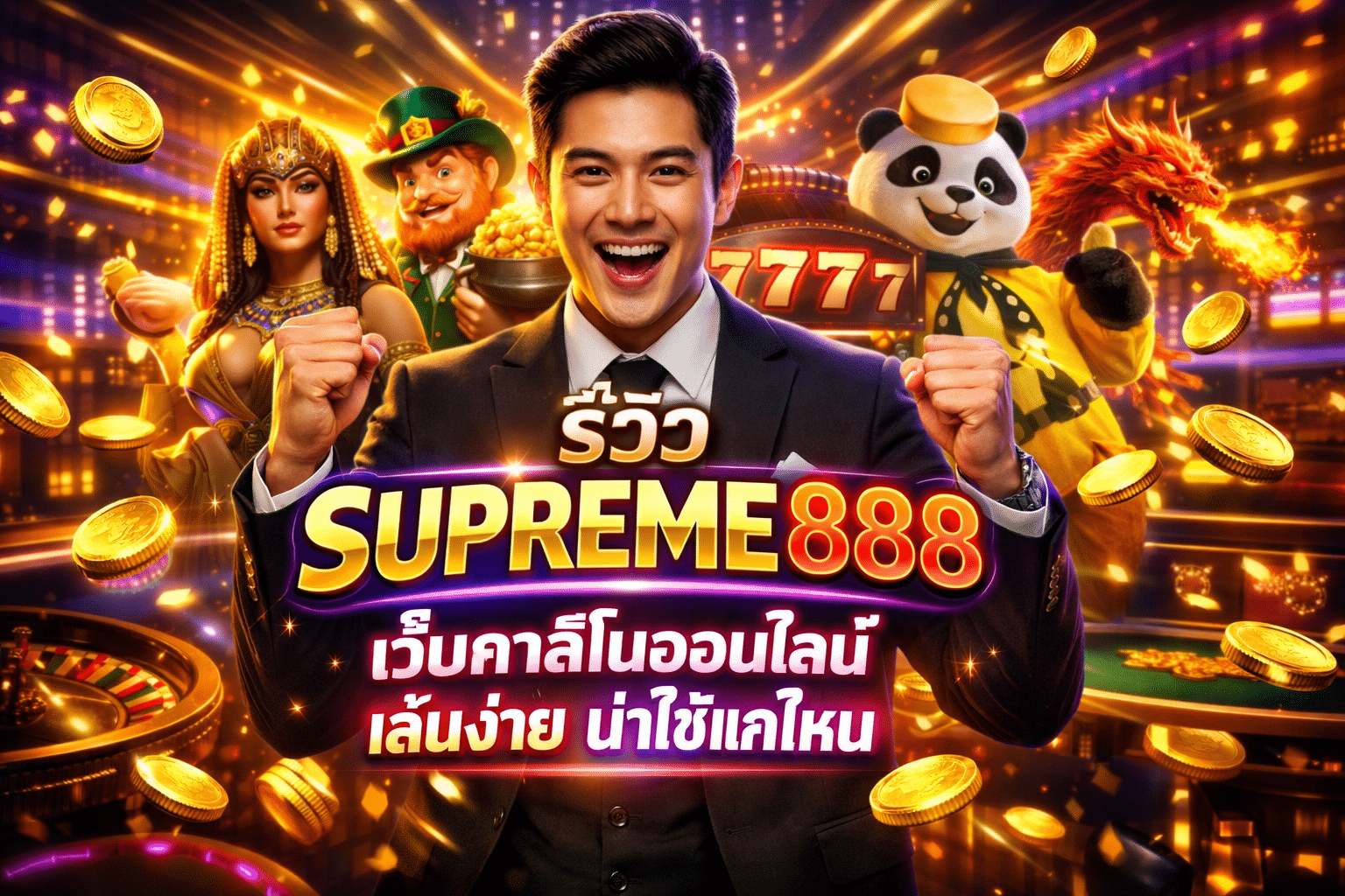 รีวิว SUPREME888 เว็บคาสิโนออนไลน์ เล่นง่าย น่าใช้แค่ไหน