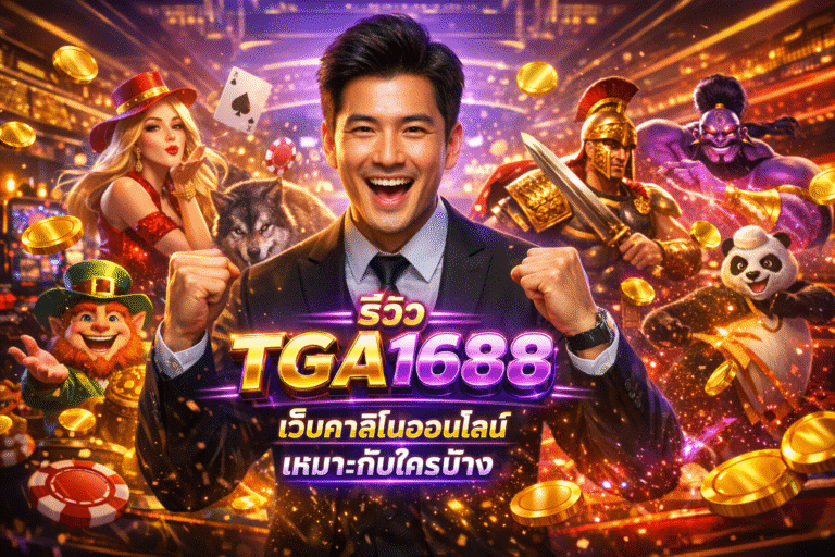 รีวิว TGA1688 เว็บคาสิโนออนไลน์ เหมาะกับใครบ้าง